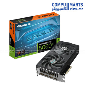 GIGABYTE-RTX-5060-Ti-EAGLE-OC-front-view-with-dual-fan cooling