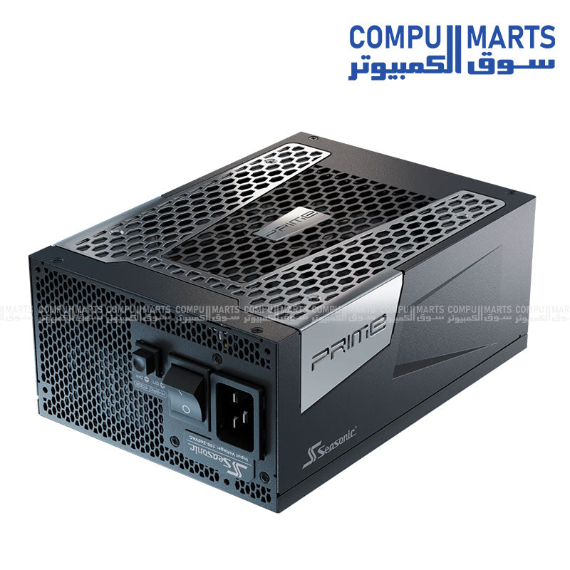 Seasonic Prime PX-1600 1600W ATX 3.1 80 Plus Platinum Fully Modular Hybrid Fan Power Supply OPP,OVP,UVP,OCP,OTP,SCP & Cybenetics Noise Level A- & Digital Hybrid Fan Control & ATX3.1 600W & Warranty 12 Years