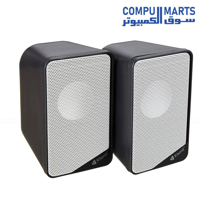 Kisonli KS-03 Portable Bluetooth Speaker with clear sound and multiple input options in Egypt