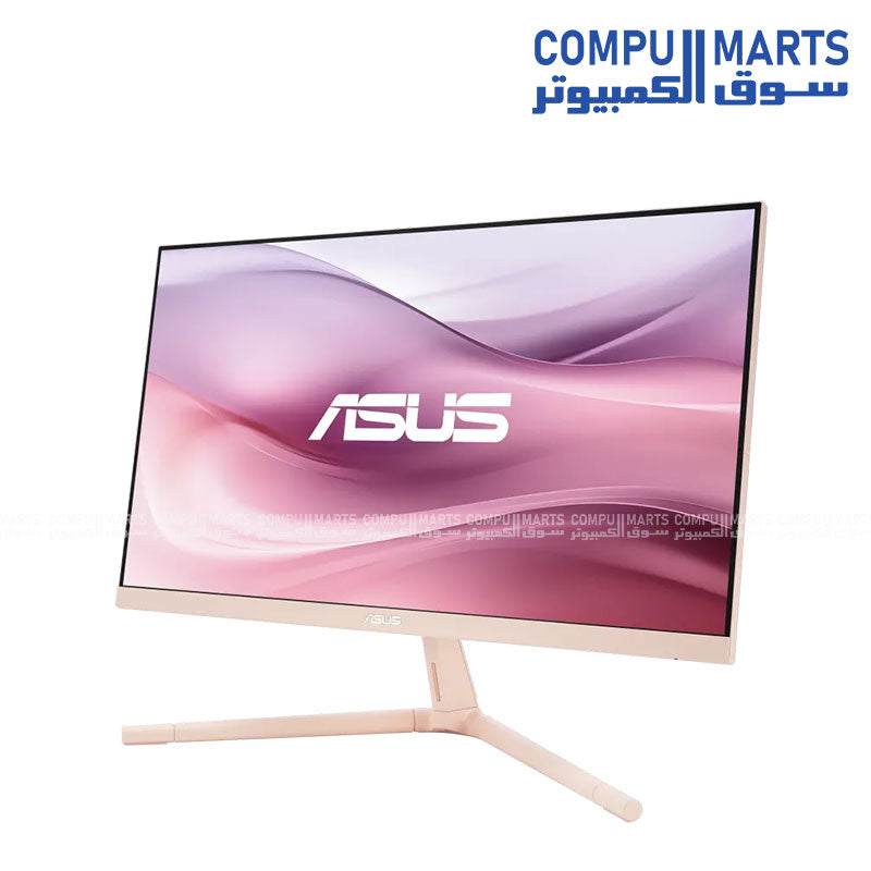 Smooth ASUS VU249CFE IPS gaming monitor with 1920x1080 resolution, Adaptive-Sync support, HDMI connectivity, and EyeCare Plus technology for daily viewing and casual gameplay in Egypt