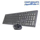 Meetion CW216 Wireless Keyboard and Mouse Combo slim silent design