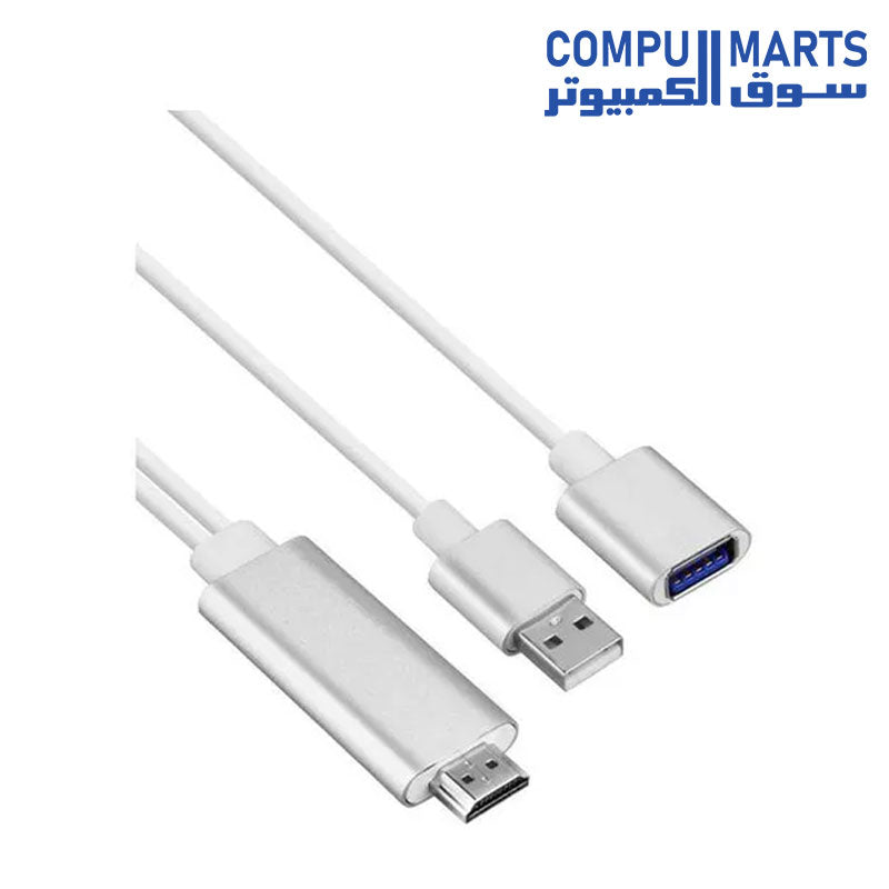 Ot-7562-Usb-3.0-To-Hdmi-Hdtv-Cable-1000mm