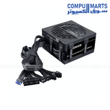 Lian Li Vector V100R MINI Black Mid Tower Gaming Case Bundle with RB750B 750W 80 PLUS Bronze ATX 3.1 Non-Modular Power Supply
