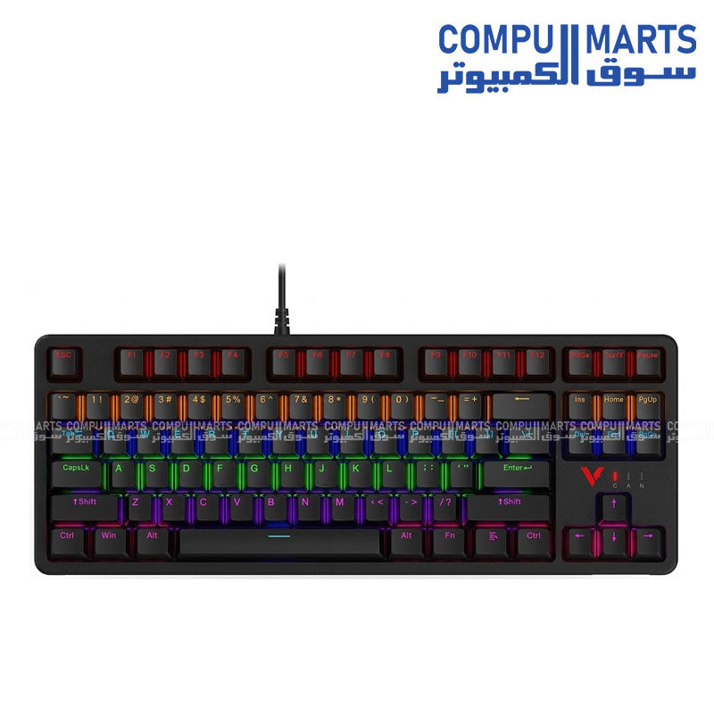 Rapoo V500PRO-87 Backlit Mechanical Gaming Keyboard