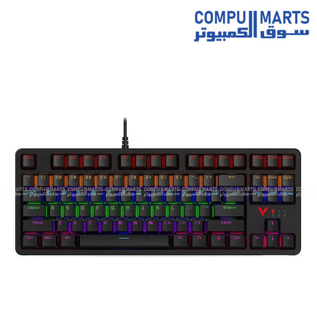 Rapoo V500PRO-87 Backlit Mechanical Gaming Keyboard