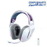 Logitech G522 LIGHTSPEED Wireless Gaming Headset with LIGHTSYNC RGB White