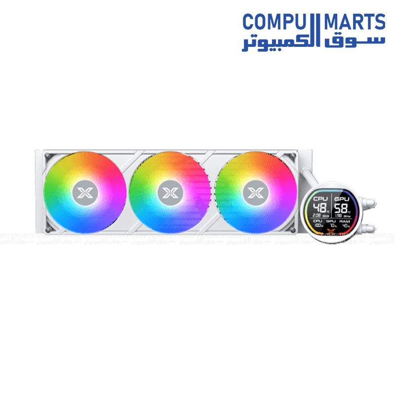Xigmatek LK Pro Arctic 360 Digital ARGB AIO Liquid CPU Cooler with LCD Display