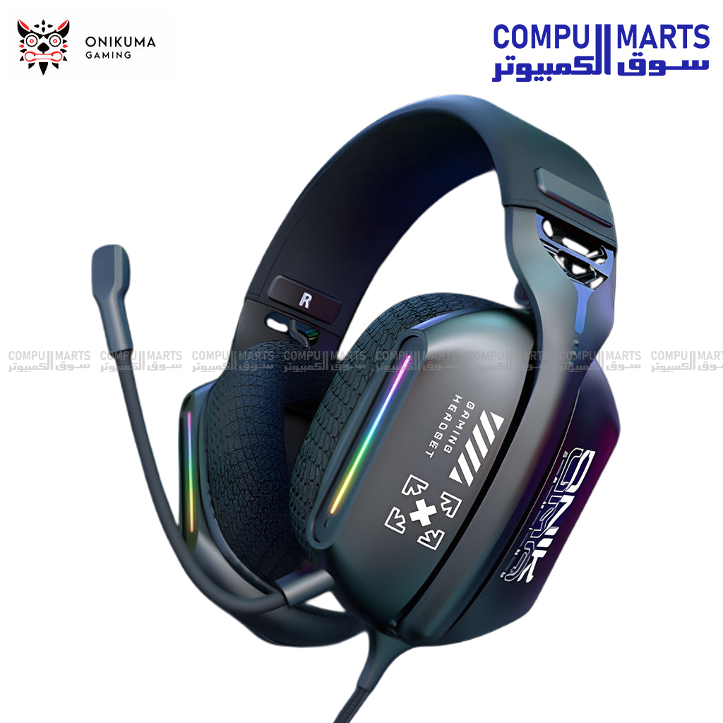 ONIKUMA X12 Gaming Headset - Black