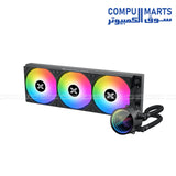 FENIX II 360 ARGB 360mm Liquid CPU Cooler Black and Arctic White Infinity Mirror Pump