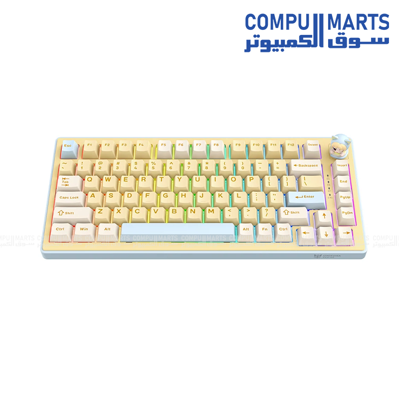 ONIKUMA MT707 with 50 Million Keystrokes switch lifespan and 4.0 ± 0.4 mm operating travel