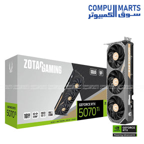 ZOTAC RTX 5070 Ti SOLID SFF – Graphics Card – 16GB GDDR7 – IceStorm 2.0 – DLSS 4 – PCIe 5.0 – ZT-B50710D3-10P