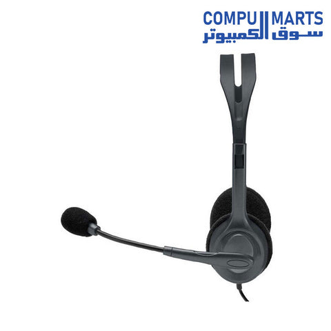 981-000593-H111-Headphone-Logitech-Black-Wired