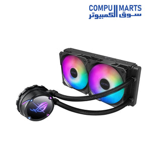 ASUS ROG STRIX LC II 240 ARGB CPU Liquid Cooler with 240mm Radiator and Dual 120mm ARGB Fans – Intel & AMD Compatible