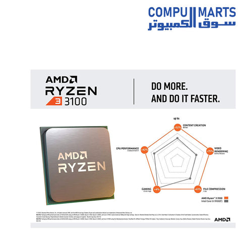 AMD Ryzen 3 3100 Compumarts