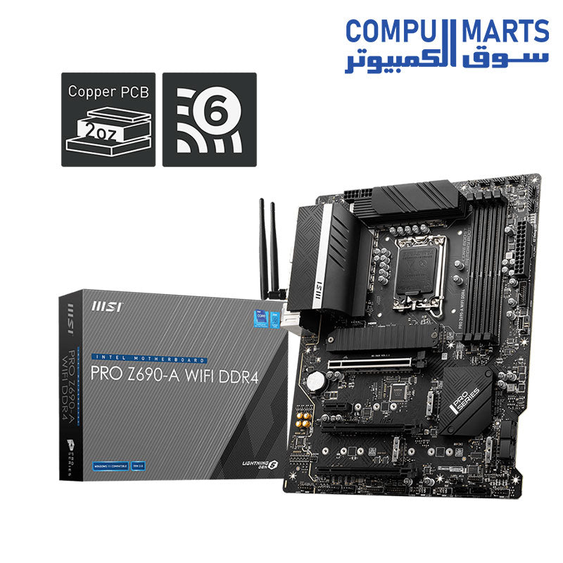 Z690-A-Motherboard-MSI-WIFI-DDR4