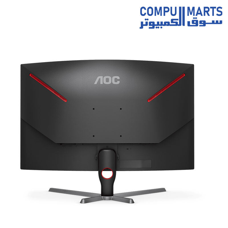 AOC GAMING CQ27G3S Frameless Curved Gaming Monitor, QHD 2K 2560x1440, 1000R  VA, 165Hz 1ms, FreeSync Premium ,Black