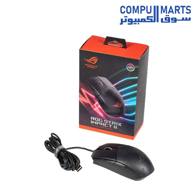 ASUS Gaming Mouse P506 ROG STRIX IMPACT II – Compumarts - سوق