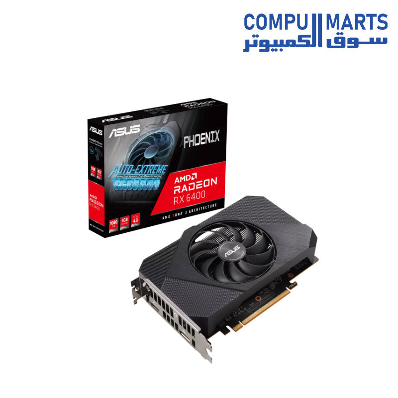 Phoenix-Radeon-RX-6400-graphics-card-asus-gddr6-4gb