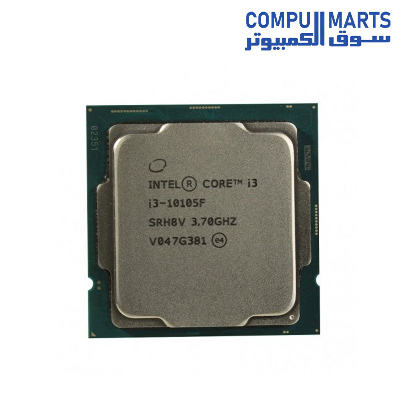Intel Core I3 10105F Processor TRAY without fan