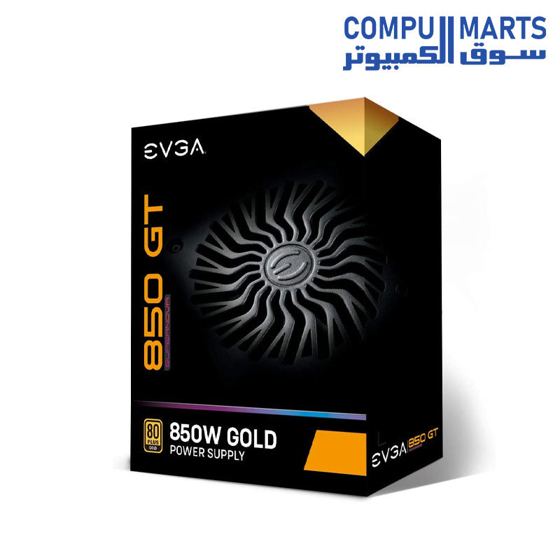 850-GT-Power Supply-EVGA-Gold-Certified-80-PLUS-850-Watt