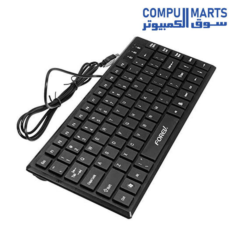 Fv-65S-Slim-Keyboard-Forev-Black