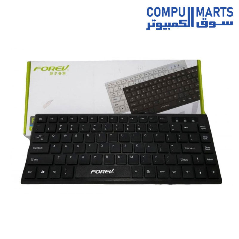 Fv-65S-Slim-Keyboard-Forev-Black