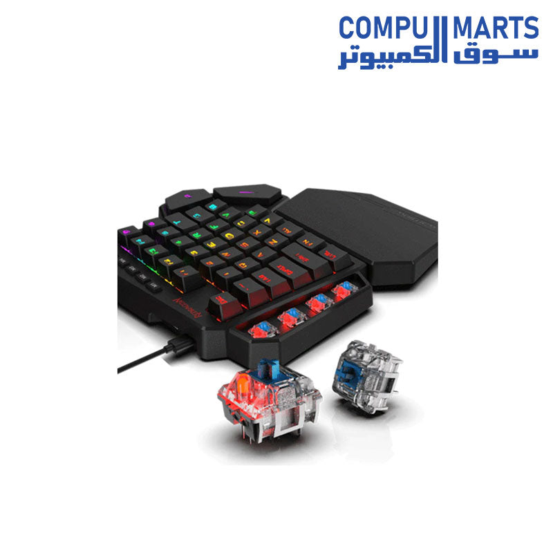 Redragon: Dark Avenger K568 RGB Gaming Toetsenbord/PC Redragon: Dark Avenger K568 RGB Gaming Toetsenbord/PC