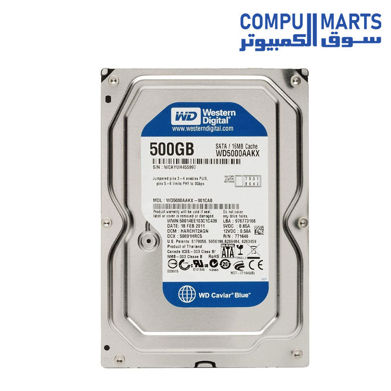 Western Digital Blue Desktop Hard Disk Drive – Compumarts, 54% OFF