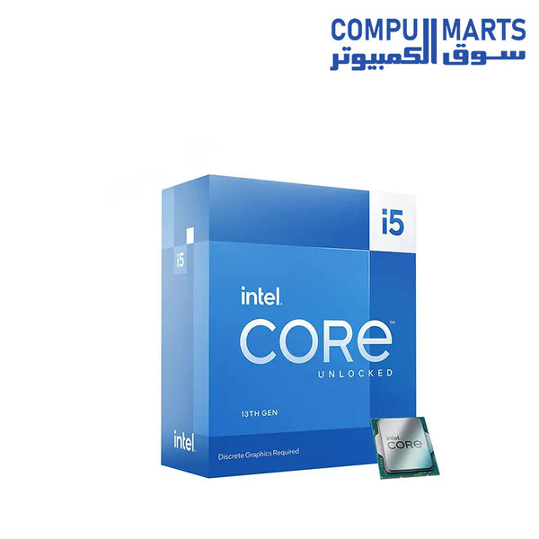 Intel Core i5-13600KF Desktop Processor 14 cores (6 P-cores + 8 E-cores)  24M Cache, up to 5.1 GHz' LGA 1700