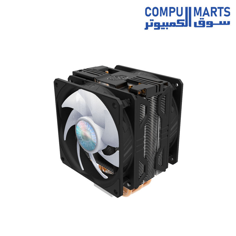 Cooler Master Hyper 212 LED Turbo ARGB four direct-contact heat pipes