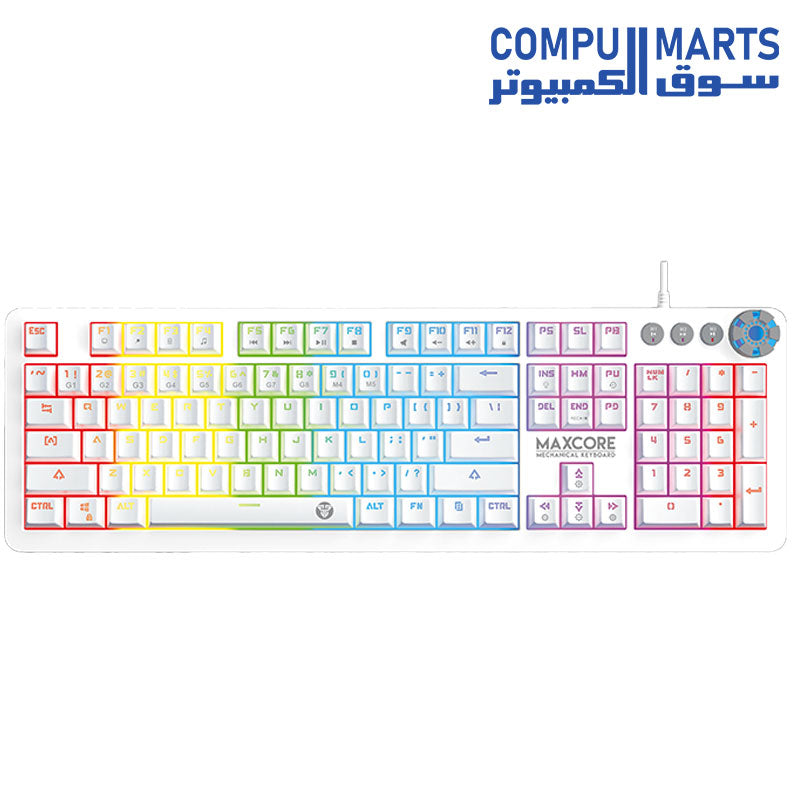 Max Core Keyboard FANTECH MAX CORE MK852 SPACE EDITION MECHANICAL KEYBOARD – Compumarts Egypt