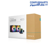 LS520-liquid-cooler-Deepcool-240mm-radiato-high-performance-two-FC120-A-RGB-PWM-fans
