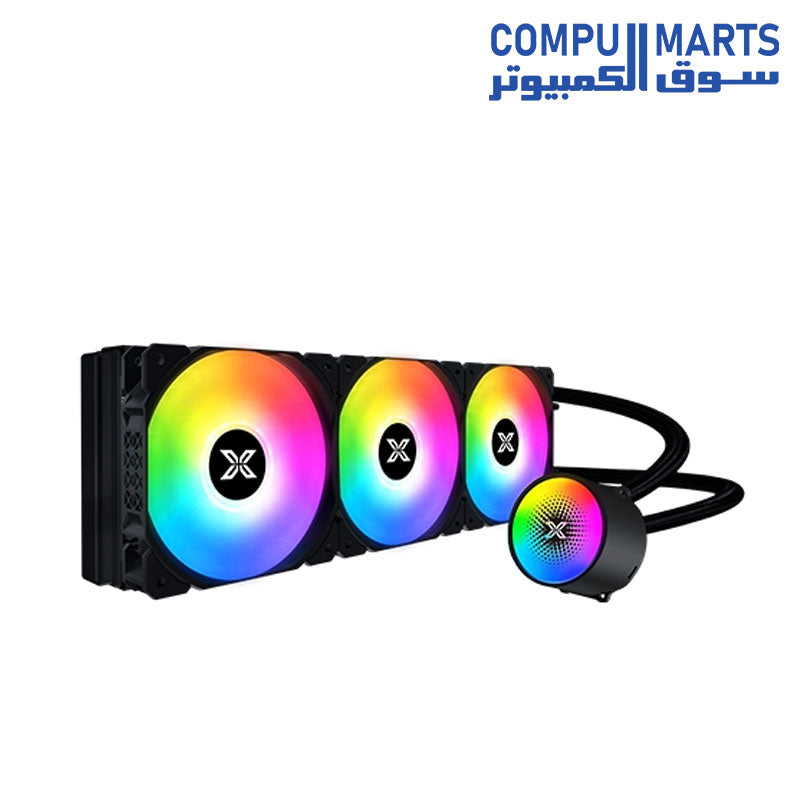 LIQUID COOLER XIGMATEK KILLER X 360 ARCTIC ARGB AIO LIQUID - Black