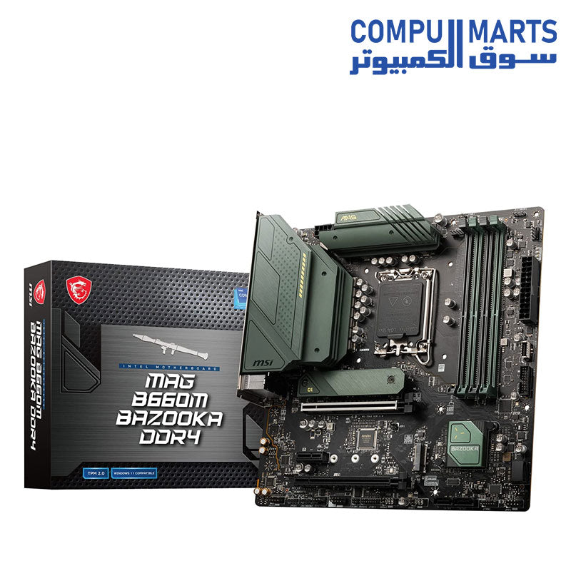 MAG -B660M-MSI-Bazooka-DDR4