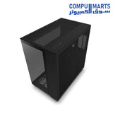 H9-Flow-NZXT-Gaming-Case-Perforated-Dual-Chamber-Mid-Tower-Tempered-Glas-Mid-Tower-black