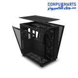 H9-Flow-NZXT-Gaming-Case-Perforated-Dual-Chamber-Mid-Tower-Tempered-Glas-Mid-Tower-black