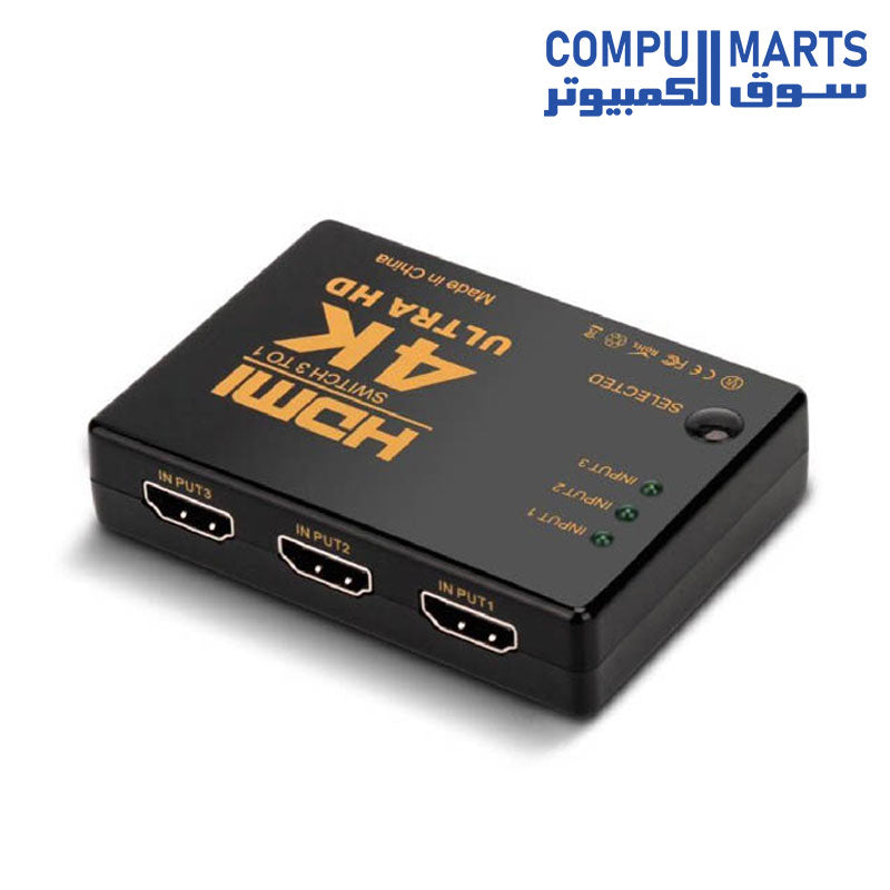7593- Splitter-Converter-Onten-3-in-1-Out-HDMI-4K