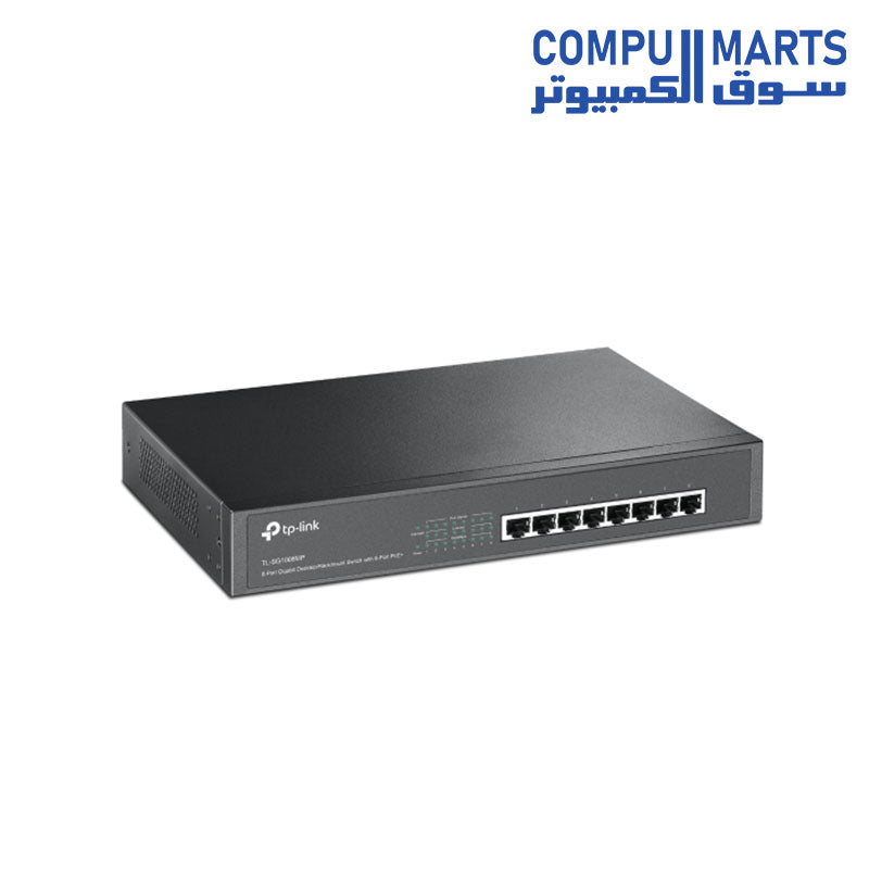 TL-SG1008MP-Switch-TP-Link-8-Port-Gigabit-Desktop-Rackmount-Switch-with-8-PoE-+-Ports