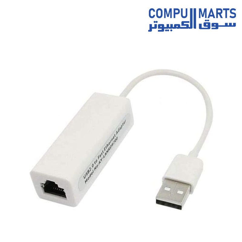 USB 2.0-Ethernet-Adapter-10/100Mbps