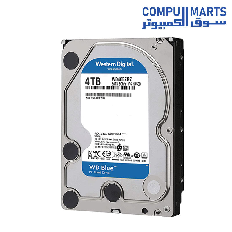 WD Blue Hard Drive 4TB WD40EZRZ PCHDD