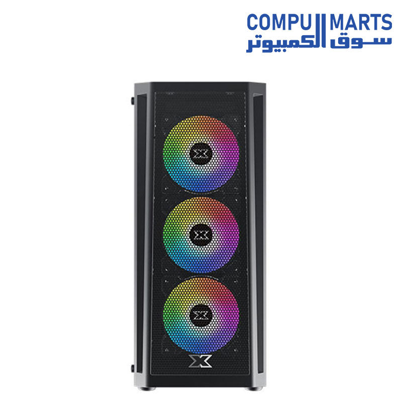 XIGMATEK GAMING X ARCTIC 4 FAN ARGB MID TOWER CASE – Compumarts