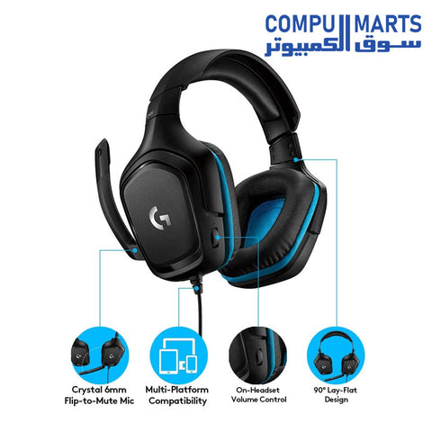 G431-Headphone-Logitech-Surround-Sound-Wired