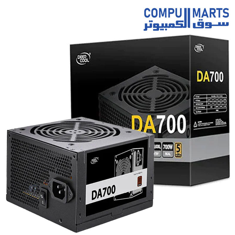 DA700-Power Supply-DEEPCOOL-Bronze-Certified-80-PLUS-700-Watt