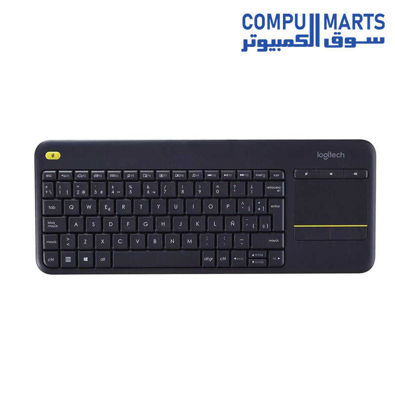 K400-Plus -920-007119-Keyboard-Logitech-Touch-Wireless-Black