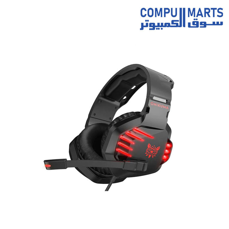ONIKUMA K17 Pro red over-ear gaming headset