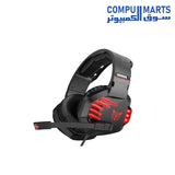 ONIKUMA K17 Pro red over-ear gaming headset