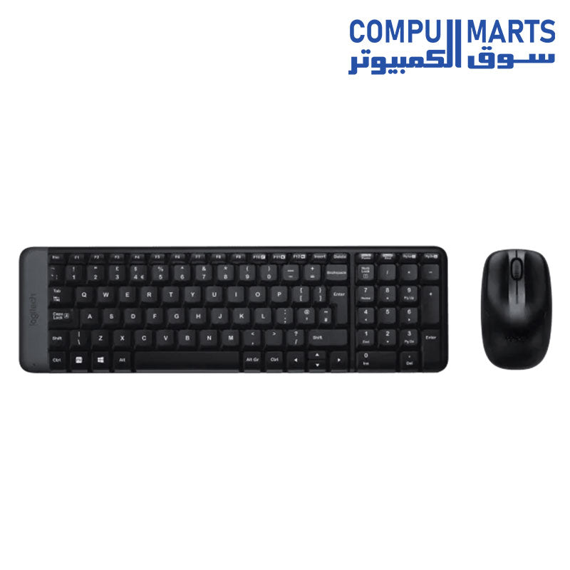 MK220- Keyboard-and-Mouse-Wireless-Black