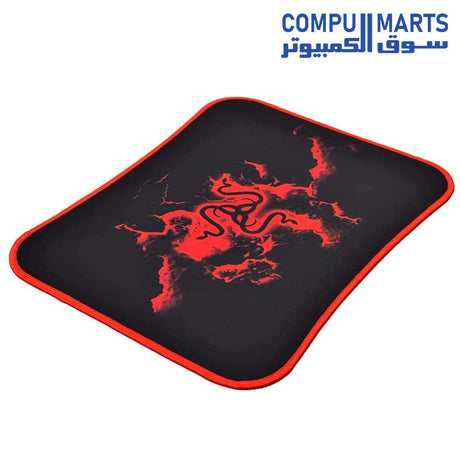 Generic Q-6 Mouse Pad Black/Red Color