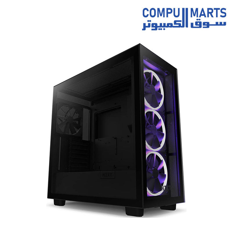 NZXT H7 Elite ATX Tempered Glass Mid Tower Gaming Case w/ 4x140mm Fans ...