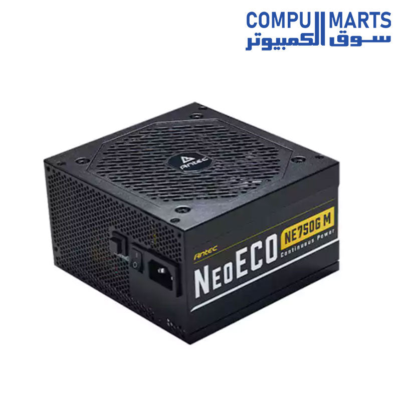 NE750G-Power Supply-Antec-Gold-Certified-80-PLUS-750-Watt